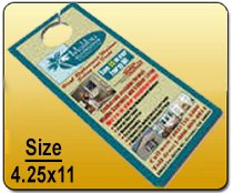 Wholesale 4.25x11 Door Hangers printing services