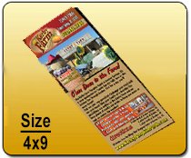 Wholesale 4x9 Rackcards Printing Services 
